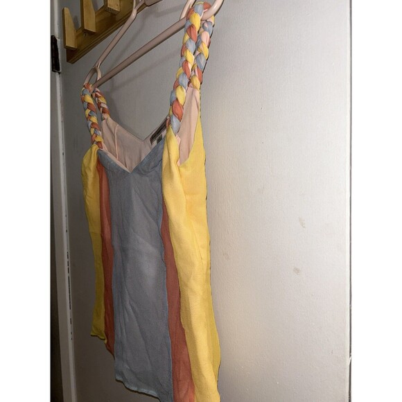 ELEY KISHIMOTO Camisole Summer Top Shirt Womens Colorful Sleeveless Strappy Sz 1 - Picture 3 of 6